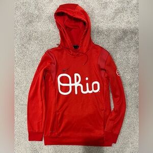 RARE Ohio State Nike Team Issued Script Ohio Rose Bowl Hoodie size small